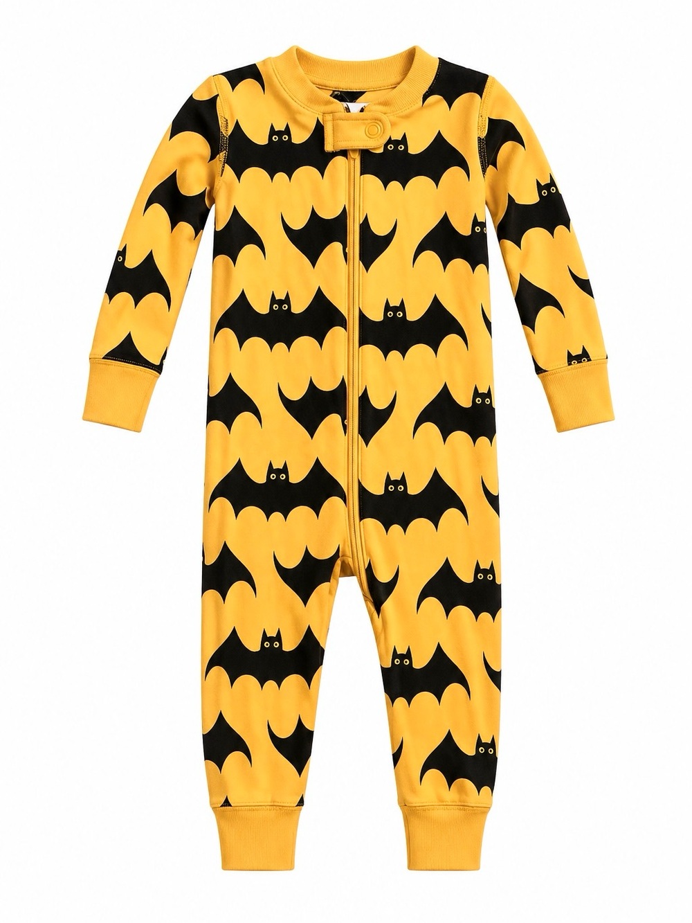 Hanna Andersson 18-24M Organic Cotton One-Piece Zip Sleeper Night Flight Bats